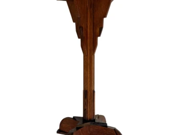 Art Deco Amsterdamse School Petite Pedestal Table, 1920s